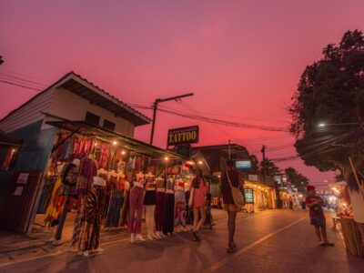 Things to Do in Pai, Thailand: A Local Guide to This Mountain Town 16 Pai Walking Street at night in Northern Thailand
